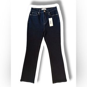 Blue Boot Cut Jeans with Classic Style